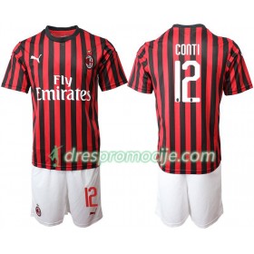 AC Milan Dres CONTI 12 Dječji Domaći 2019/20 Kratkih Rukava